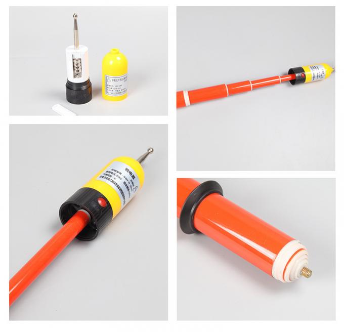 উচ্চ ভোল্টেজ বৈদ্যুতিক ডিটেক্টর শব্দ এবং এলার্ম সঙ্গে 4