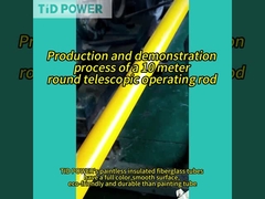 নির্ভরযোগ্য টেলিস্কোপিক বৈশিষ্ট্য সহ আইইসি স্ট্যান্ডার্ড লাইভ লাইন সরঞ্জাম গরম লাঠি